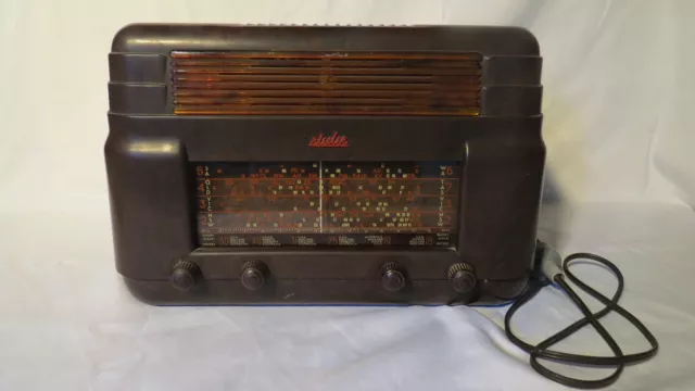 Vintage  Bakelite Kriesler Valve Tube Radio Electric