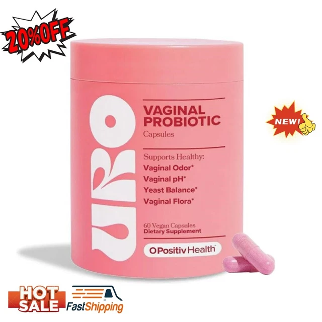 Uro Vaginal Probiotics For Women Ph Balance 60X URO VAGINAL Probiotics for Women pH Balance with Prebiotics