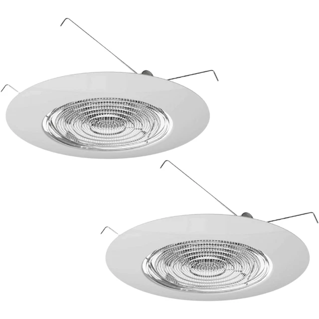 6& INCH RECESSED Can Light Shower Fresnel Glass Lens, 60w, Wet Location