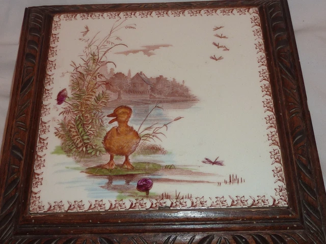 ANCIEN DESSOUS DE PLAT MUSICAL GIEN FAÏENCE OLD TRIVET CERAMIC CERAMICA 19ème