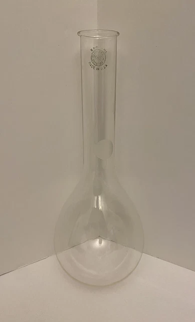 Vintage 10” Apothecary 500-ml Pyrex Chemist Beaker Bottom Boiler