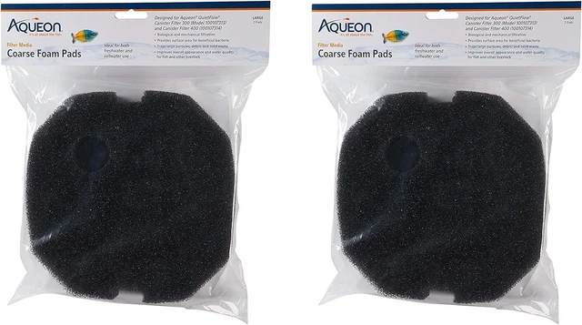 4 Pack of Quietflow Coarse Foam Pads, Medium/Large