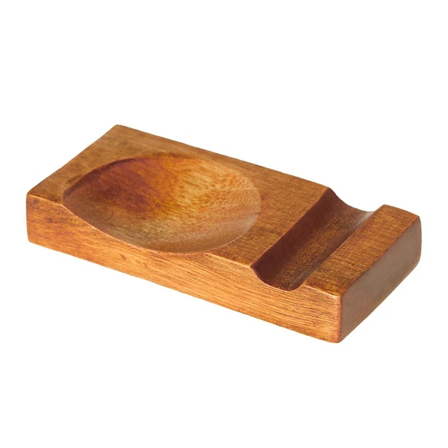 Porte-Baguettes En Bois Lot De 10 - Anti-Chute, Décoration Table - Style Brun Naturel