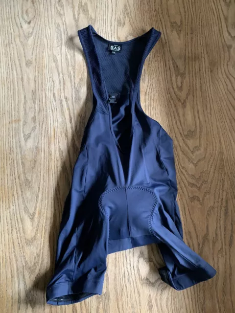 Search And State Mens Navy Bib Shorts - Size Medium