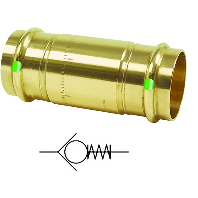 Viega 79050 Propress 1-1/4" Zero Lead Check Valve Double Press Connection Smart
