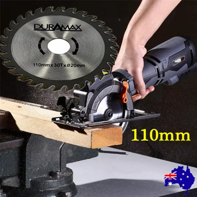 Wood Cutting TCT Circular Saw Blade Disc 110 mm 30 Teeth Reduction Bush Tool AU