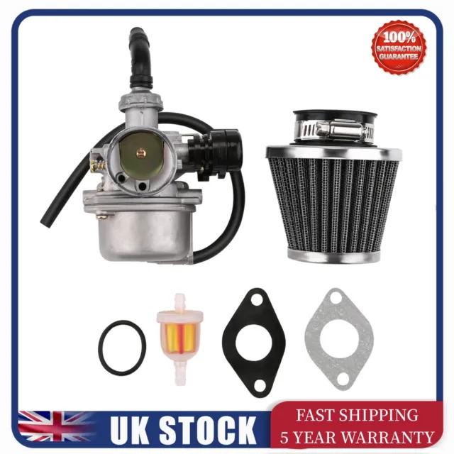 Carb Carburetor for 50cc 90cc 110cc 125cc Pit Dirt Bike Chinese PZ19 Pitbike UK