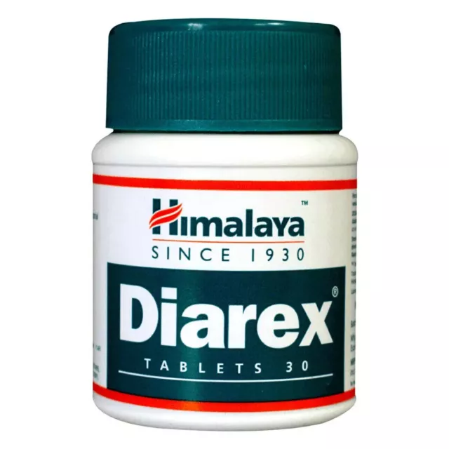 Himalaya Diarex 30 tabletas cada una (paquete de 2) con ingredientes...
