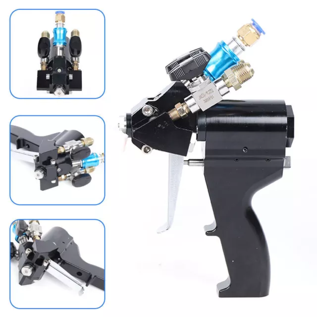 P2 PU Foam Spray Gun Polyurethane P2 Air Purge Spray Gun Self-cleaning Black