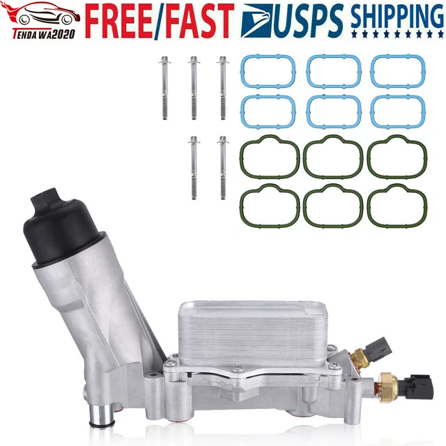 ALUMINUM COMPLETE ENGINE Oil Filter Housing For 20112016 Jeep Dodge