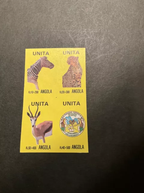 Stamps Angola Unita 2nd issue imperf block