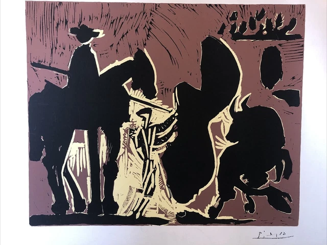 Litografía Original De Picasso. Años 60. Gran Calidad