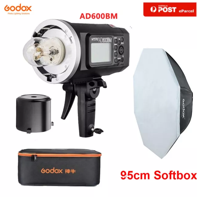 Godox AD600BM 600W HSS Studio Strobe Flash + 95cm Softbox + CB-09 Carry Bag