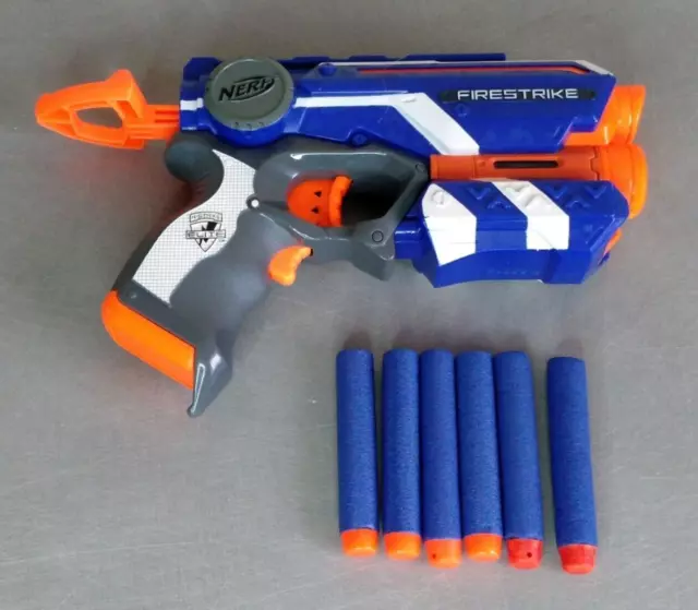 Pistolet Fusil Sniper NERF N-STRIKE RETALIATOR Bleu 65cm + 14 Fléchettes  TBE 5010994658106