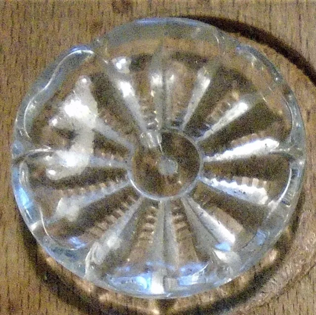 1 1/8 Etched Glass Button 141:9