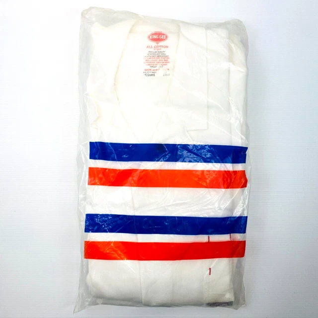 VINTAGE KING GEE White Boiler Coveralls Made in Aust W122cm Original
