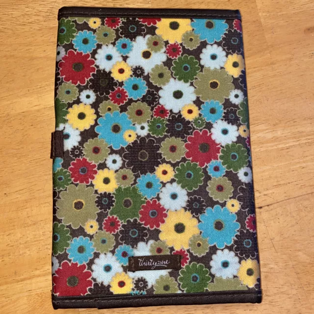 31 Thirty-one Fold & Go for I-Pad Tablet Holder Retired Floral GUC