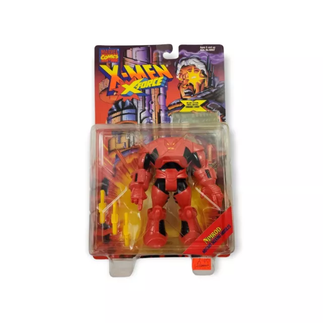 1995 Toy Biz X-Men X-Force Nimrod Action Figure with Marvel Comics Trading Card