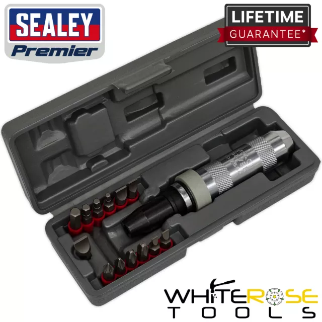 Sealey Impact Driver Set Premier 15pc 1/2" Drive Heavy Duty PH SL Hex