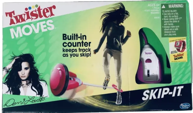 Twister Moves Skip-It Built-in Counter Hasbro Game Demi Lovato B0620 New
