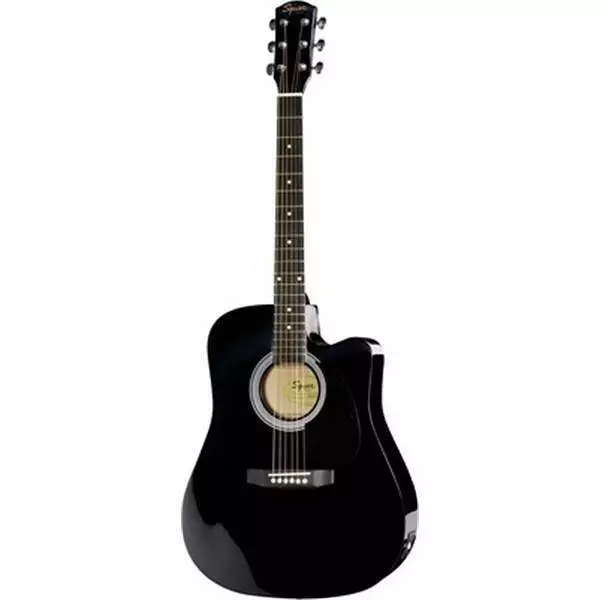 SQUIER BY FENDER SA-105CE BLK Chitarra acustica elettrificata spalla mancante...