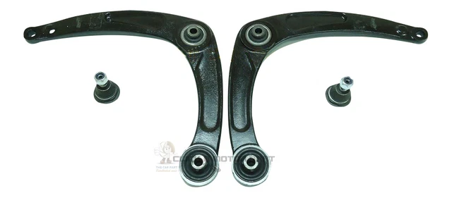 Pair Front Lower Suspension Wishbone Arms With Ball Joints & Bushes For Peugeot 307 SW HDi