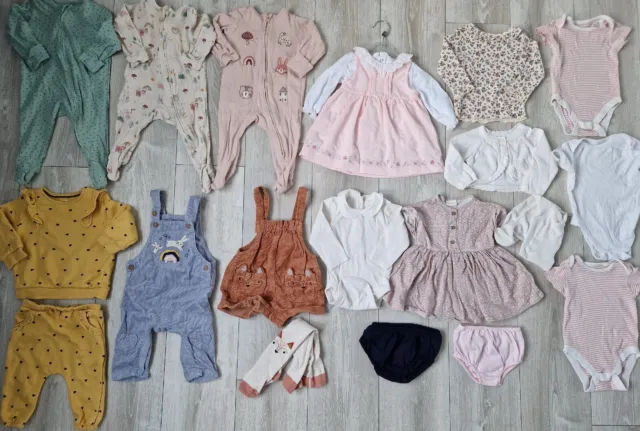 Baby Girl Clothes Bundle 3-6 Months Outfits Summer Next Fred&Flo Tu 20 pcs