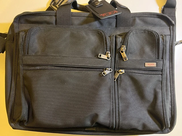 TUMI Alpha 2604ID4 Black Travel Bag Messenger