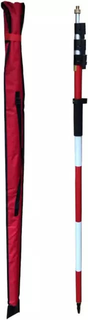Aluminum Prism Pole with Quick Release Clamp (5.2M)