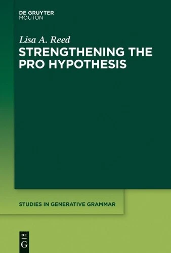 LISA A. REED Strengthening the PRO Hypothesis (Relié) EUR 200,67 ...