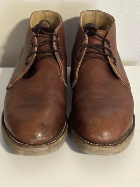 RED WING 595 Chukka Leather Lace Up Work Boots Mens Made in USA sz.9 D ...