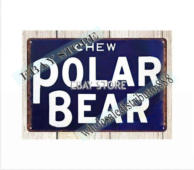polar bear tobacco Pennsylvania Card Collection Polar Bear Tobacco Sign FOR