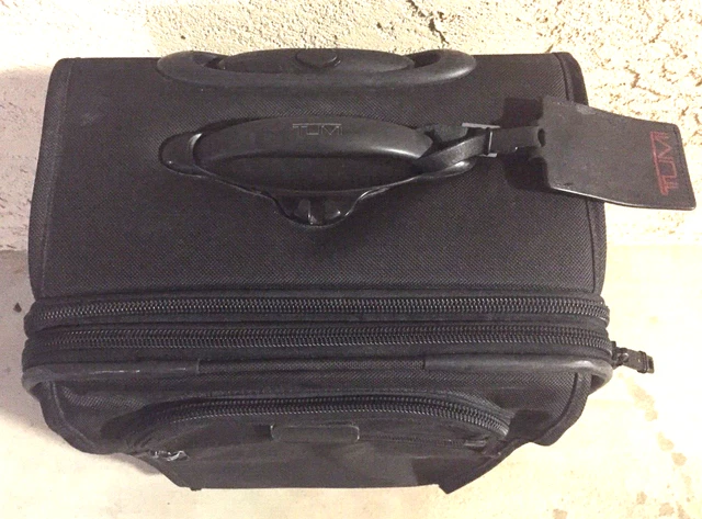 TUMI Ballistic Nylon 22" Alpha Black Wheeled Suitcase Carry-On - Model: 22922DH 2