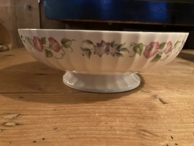 Royal Worcester English Garden Pedestal Bowl