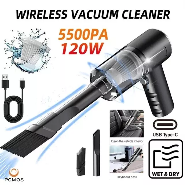 Wireless Vacuum Cleaner Mini Portable Home and Car 120W Powerful Vacuum Cleaner