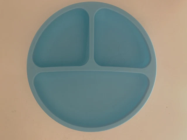 WeeSprout Divided Plate Baby Toddlers Suction Base Silicone BPA Free