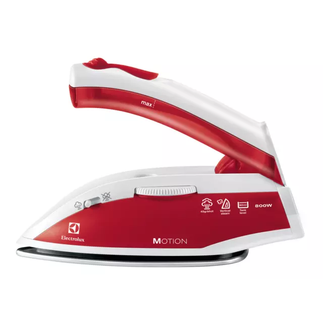 Electrolux Ferro da Stiro da Viaggio EDBT800 | 800W 120V-220/240V Rosso