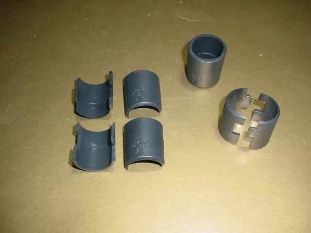 4 U-Line H-1205-SPRT Plastic Shelf Supports Fits Tube Tubing Wire Shelving Units