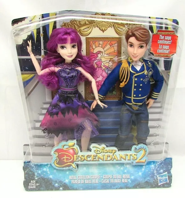 Disney Descendants 2 Royal Cotillion Dolls Mai & Ben Figures Hasbro NEW