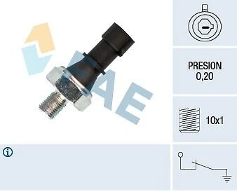 Capteur Pression D'Huile FEBI BILSTEIN 09489 - Compatible Mercedes-Benz T2/L & LN1 (Modèles Diesel)