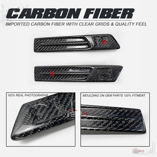 FOR NISSAN R35 GTR Logo Carbon Fiber Fender Garnish Emblem replacement