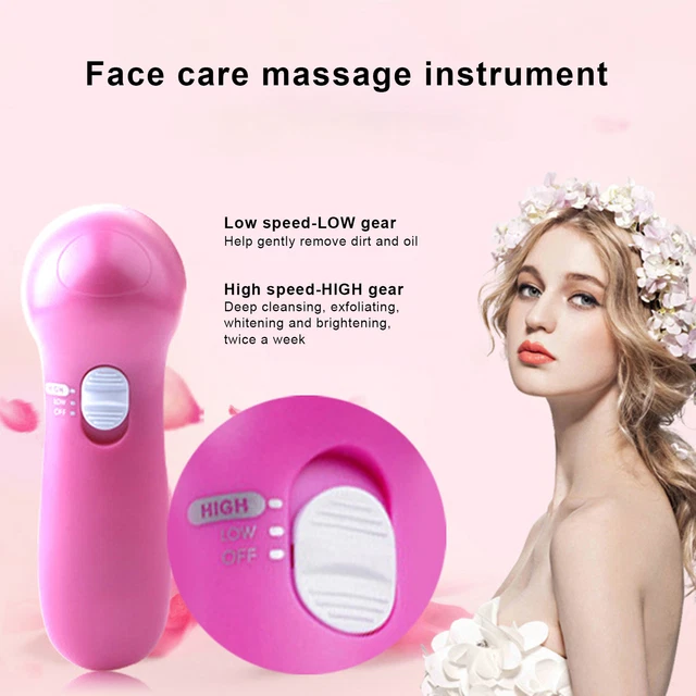 Cepillo limpiador facial piel suave 5 en 1 piel sensible amigable