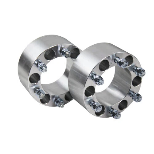 J&J 1" (25.4mm) Wheel Spacers Adapters – 4x4.5 To 4x4.5 – 12x1.5 Studs – Set Of 4 With 16 Open-End Lug Nuts