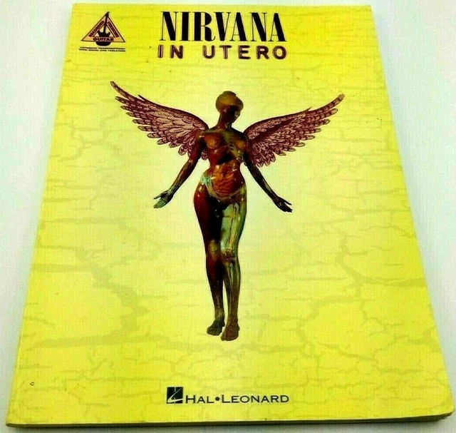 Nirvana In Utero Hal-Leonard Guitar Recorded Versions Paperback Book 1994