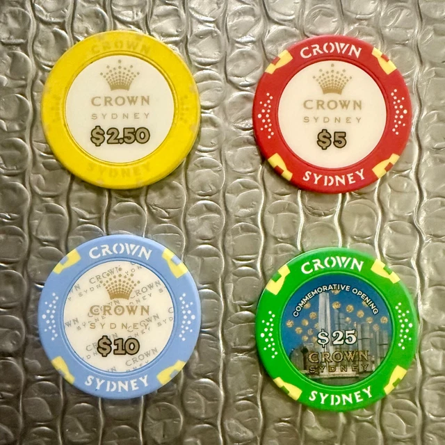BURSWOOD CASINO RARE Vintage Chip Collection Perth WA