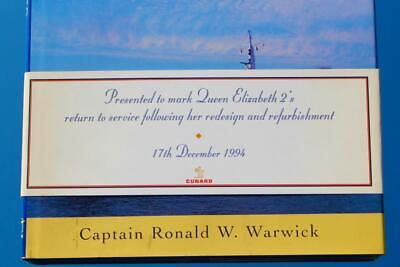 Cunard Line Queen Elizabeth 2 Qe2 Great Reference Book By Captain Ron Warwick 2