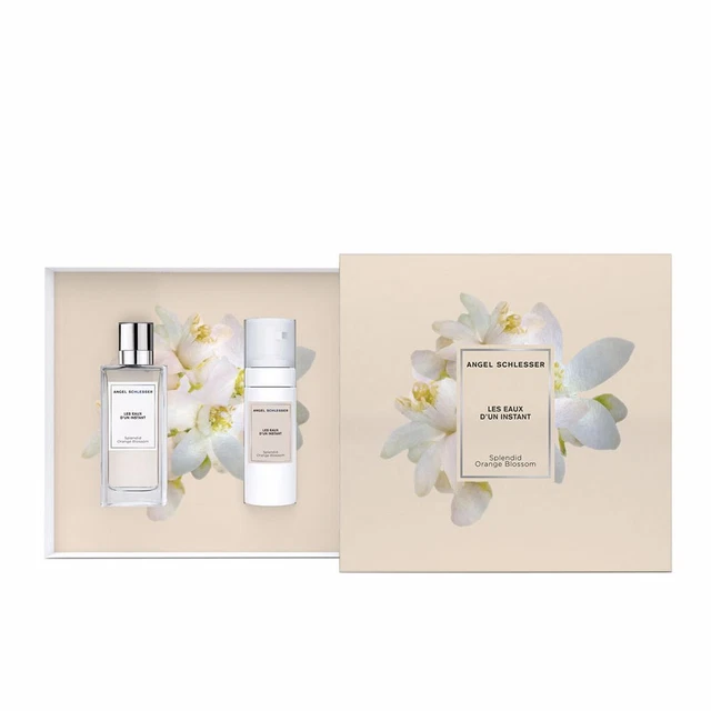 LES EAUX D'UN INS TANT SPLENDID ORANGE  coffret 2 pz