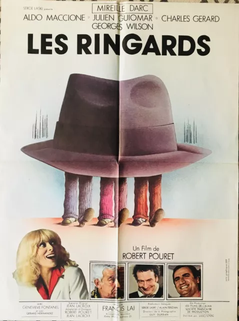Affiche Cinéma LES RINGARDS 60x80cm Poster / Mireille Darc / Aldo Maccione