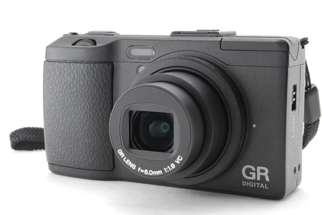 【MINT】Ricoh GR Digital IV 10.4MP Black Digital Camera Strap From JAPAN 2