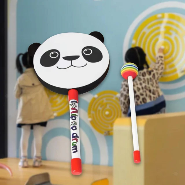 Trompette Jouet En Bois Pour Bébé - Instrument Musical Coloré - Stimulation Sensorielle Et Motricité Fine - Dès 3 Mois